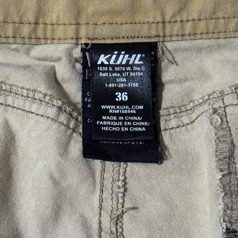 Kuhl‎ Ramblr Shorts Vintage Patina Dye Khaki Men's Size 36 - Picture 7 of 10